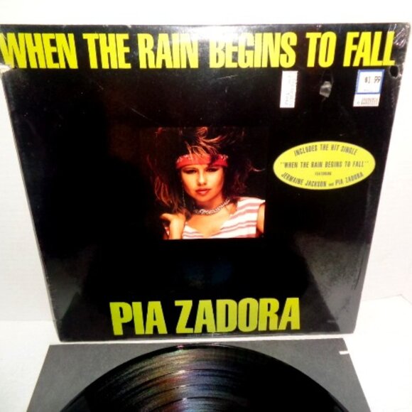 Pia Zadora, When The rain Begins To Fall LP. Record 1985 Excellent Condition - Picture 1 of 3